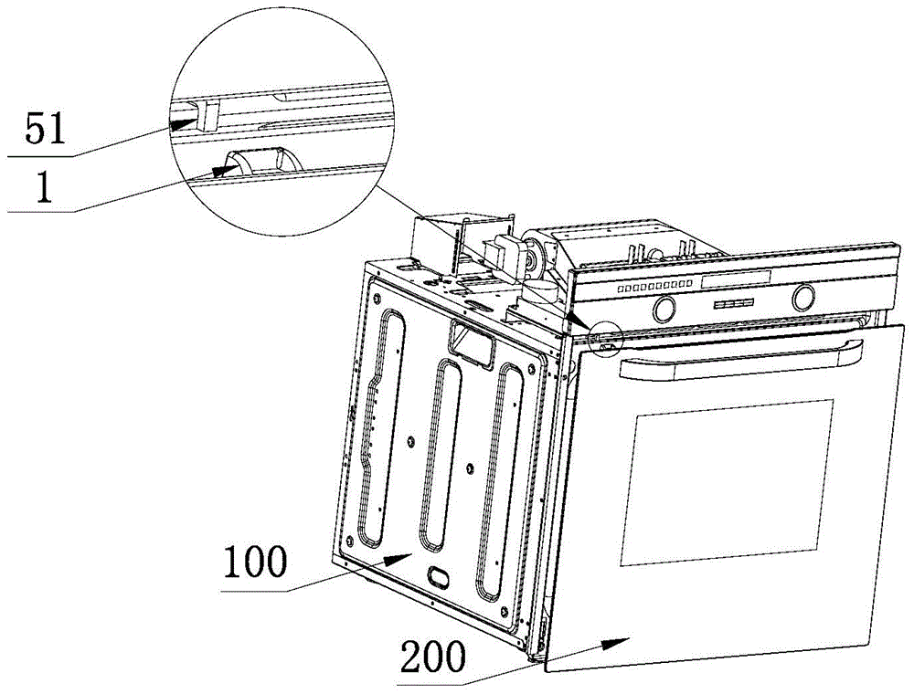 Door lock components and box electrical appliances