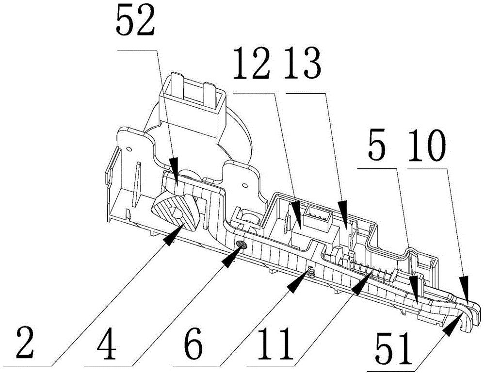 Door lock components and box electrical appliances