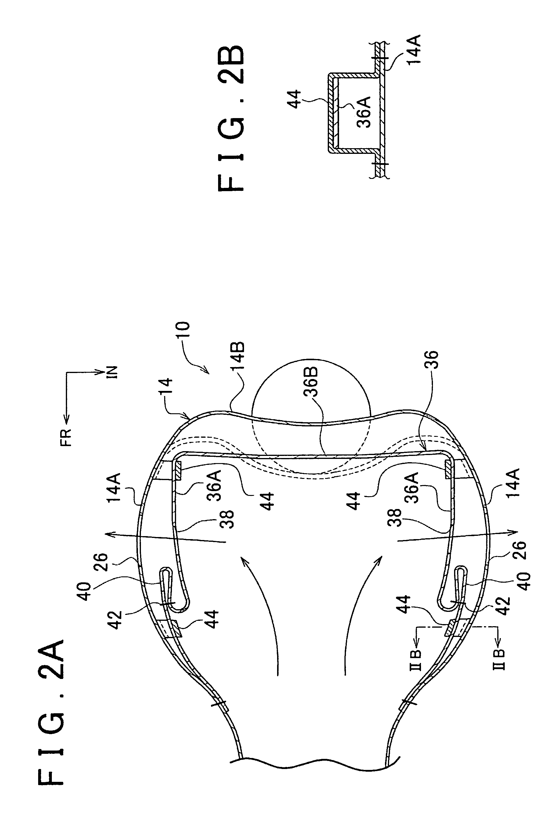 Vehicle airbag device