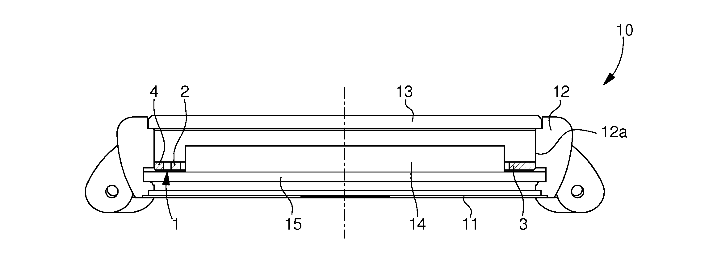 Assembly for producing a sound from a striking mechanism