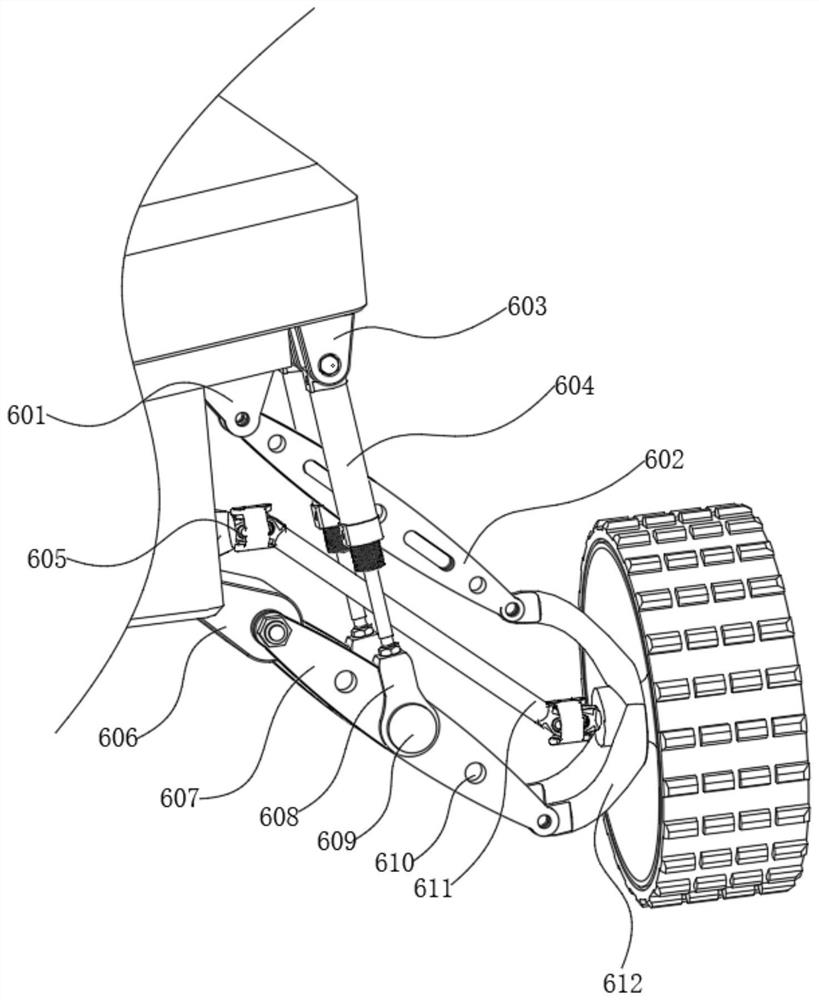 Self-propelled road and bridge surveying device for civil engineering