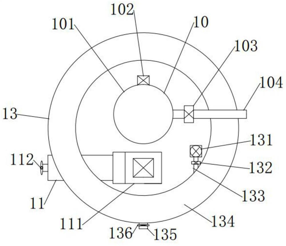 A fixing device suitable for marine floating balls