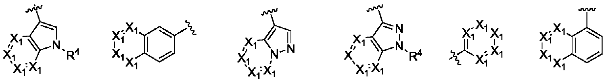 Triazine double aromatic ring derivative epidermal growth factor inhibitor and preparation method and application thereof