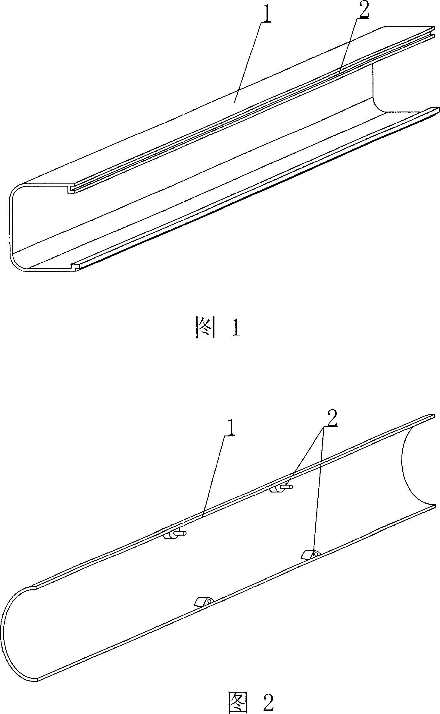 Perforating structural component for cast-in-situs reinforcing-bar concrete