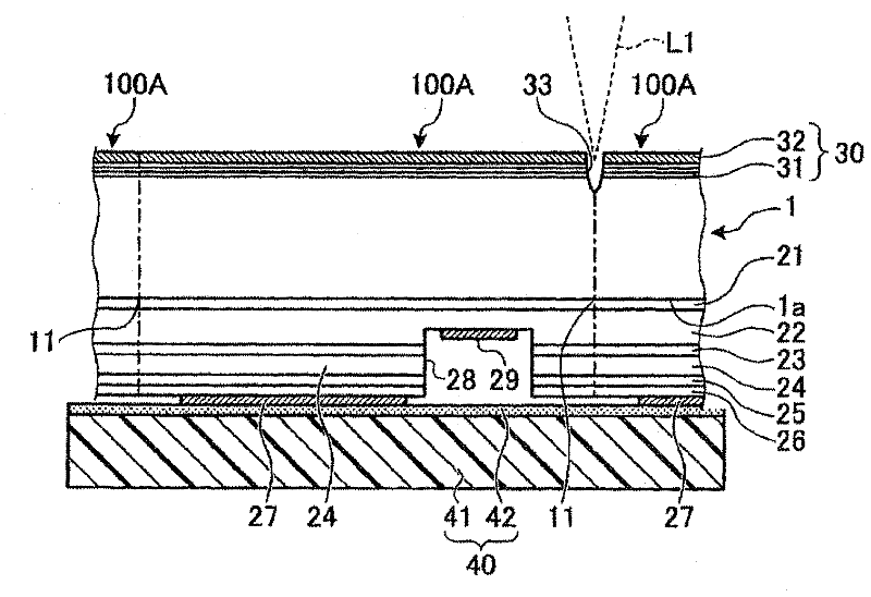 Sapphire wafer dividing method