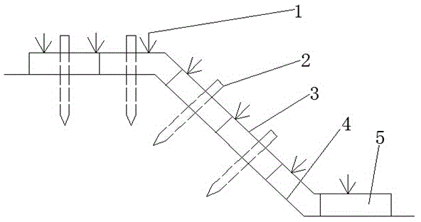 Steep slope reinforcement and protection device and paving method thereof