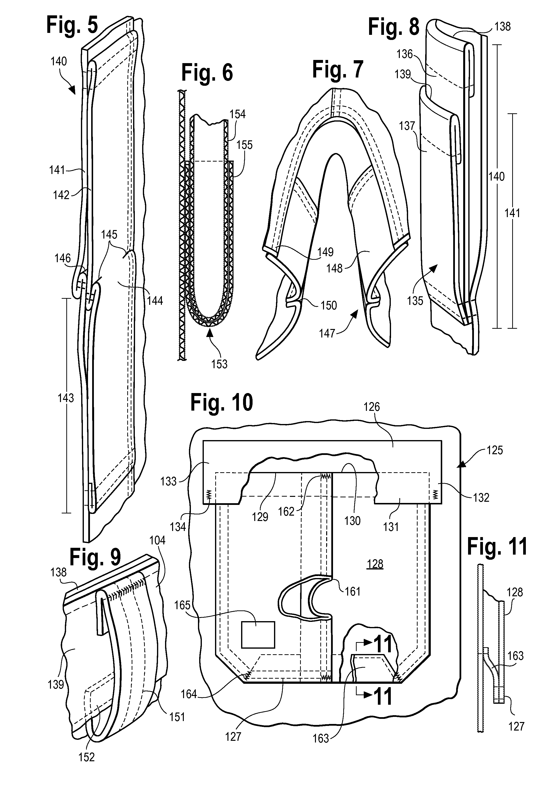 Pants configured for motor vehicle workers