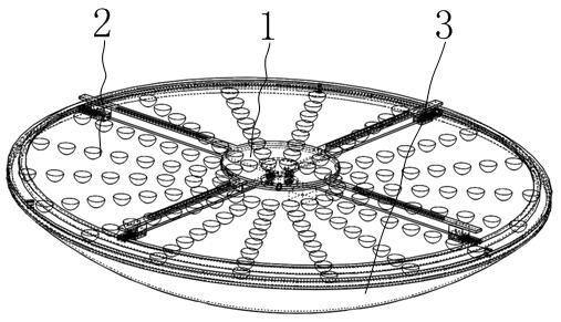 A led ceiling lamp