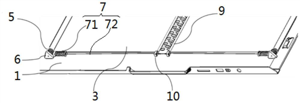 Server and heat dissipation dustproof case thereof