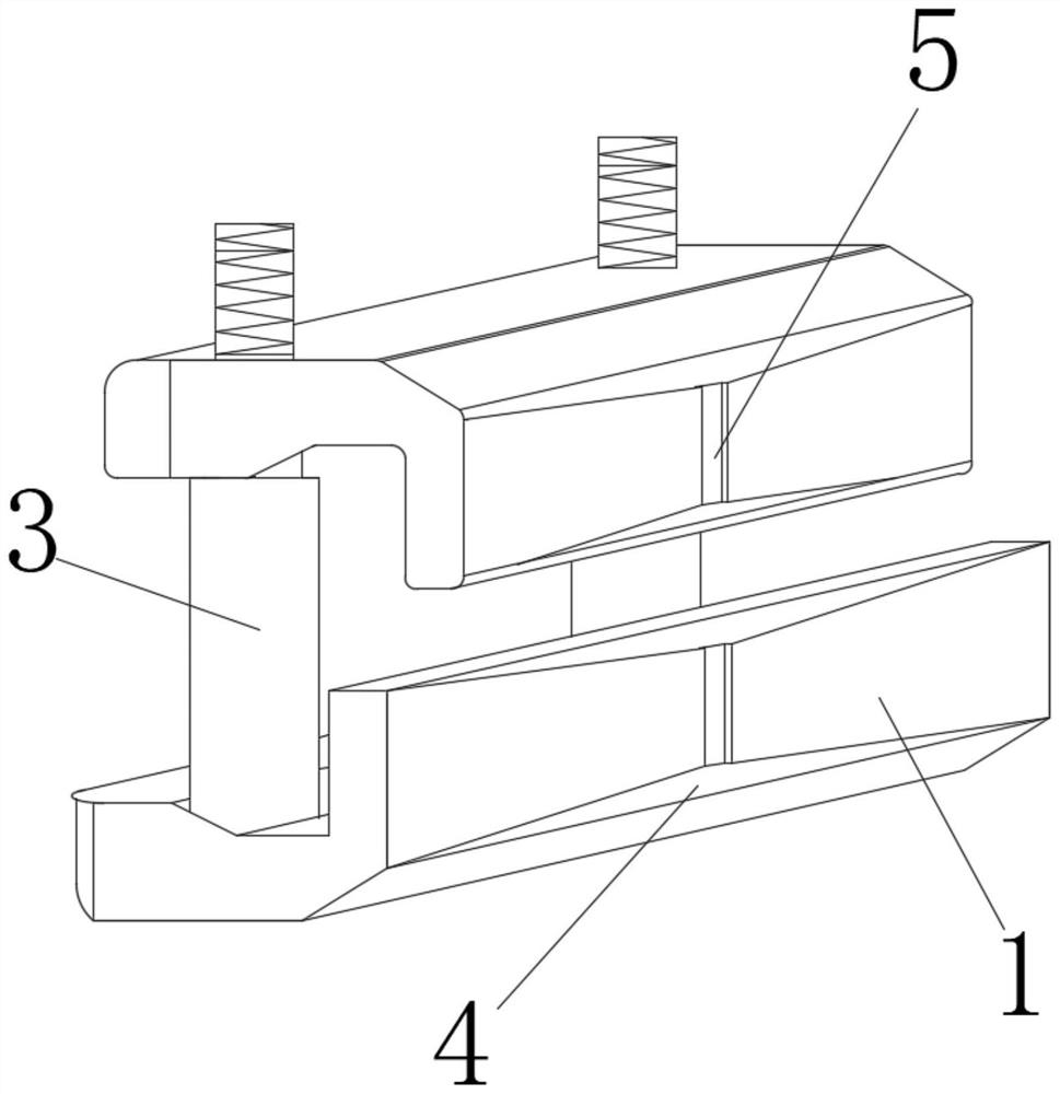 Chain clip system in thin film stretching equipment, sliding block structure of chain clip system and method for stretching thin film