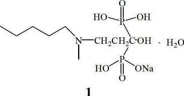 Method for preparing sodium ibandronate