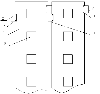 S-shaped LED (light emitting diode) display screen and connector thereof