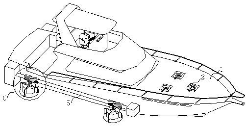 Overwater rescue ship for disaster emergency