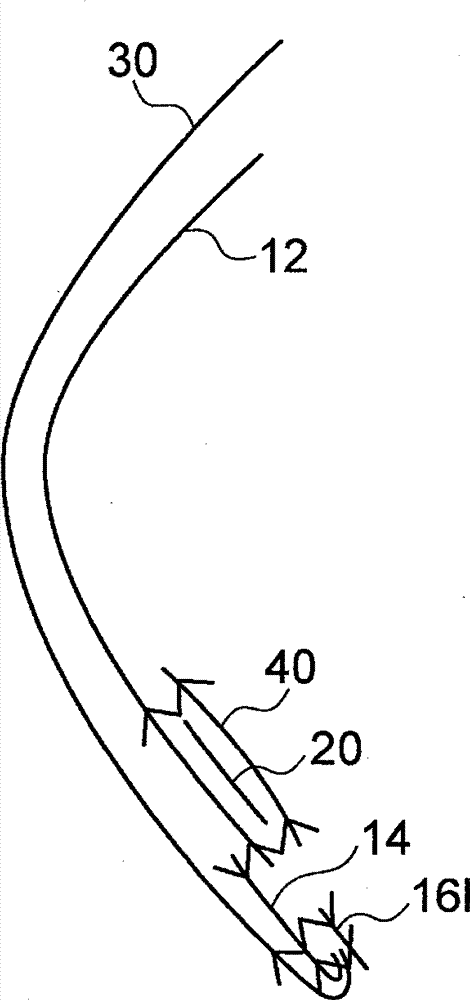 Garment having cup parts