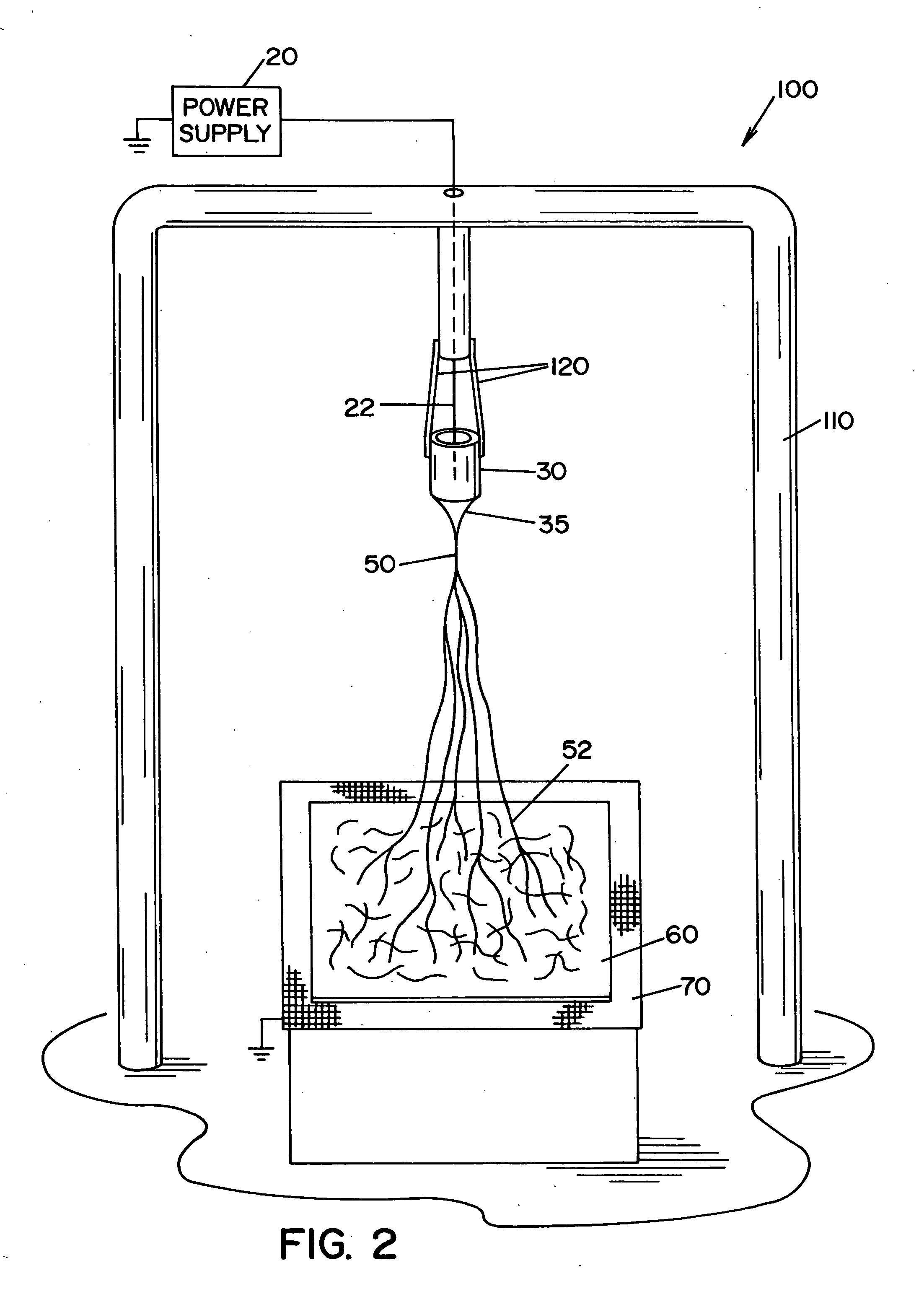 Indicator device having an active agent encapsulated in an electrospun nanofiber