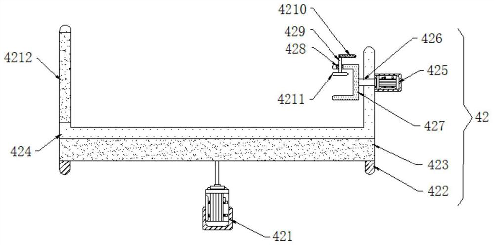 A shot blasting device suitable for large steel processing