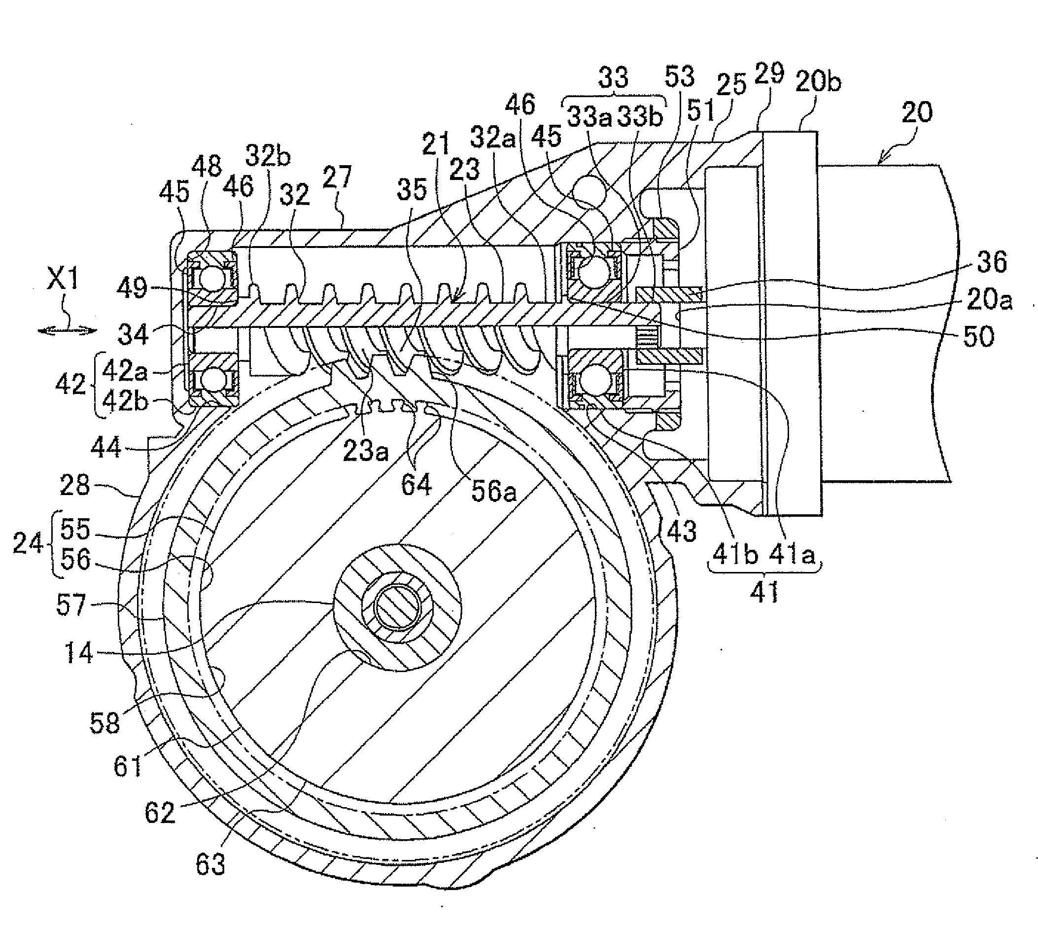 Worm drive