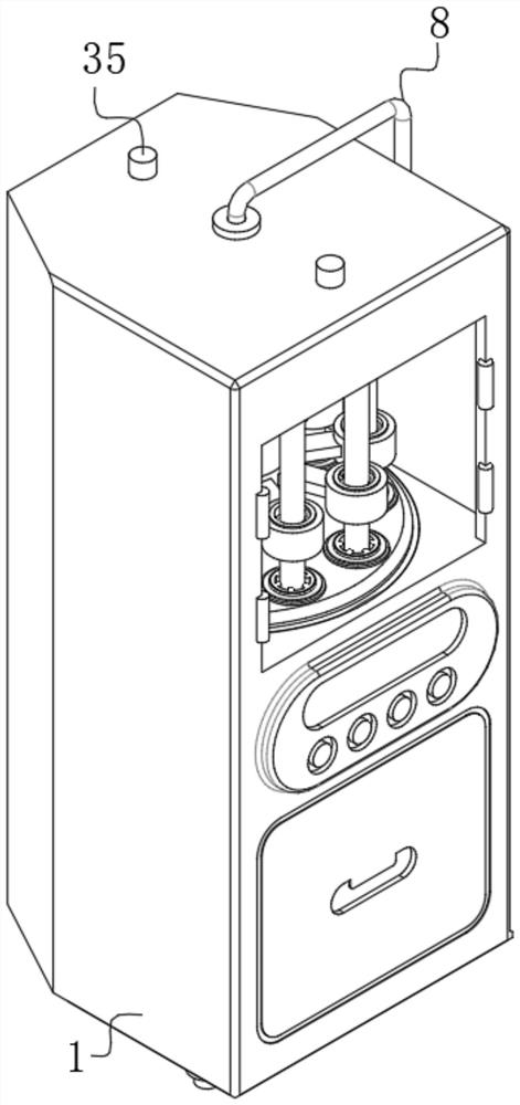 Cleaning instrument for high school chemical experiment glass tubes and use method of cleaning instrument