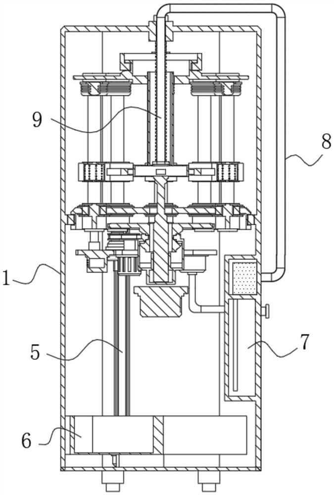 Cleaning instrument for high school chemical experiment glass tubes and use method of cleaning instrument