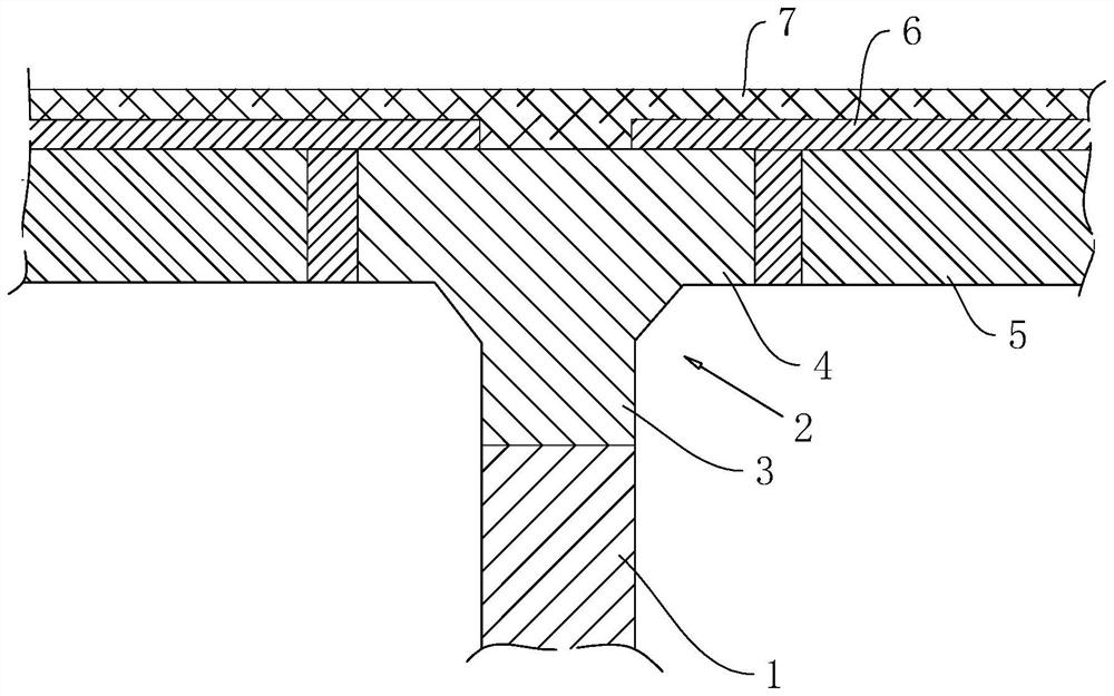 Large-span prefabricated frame structure support-free structure and construction method