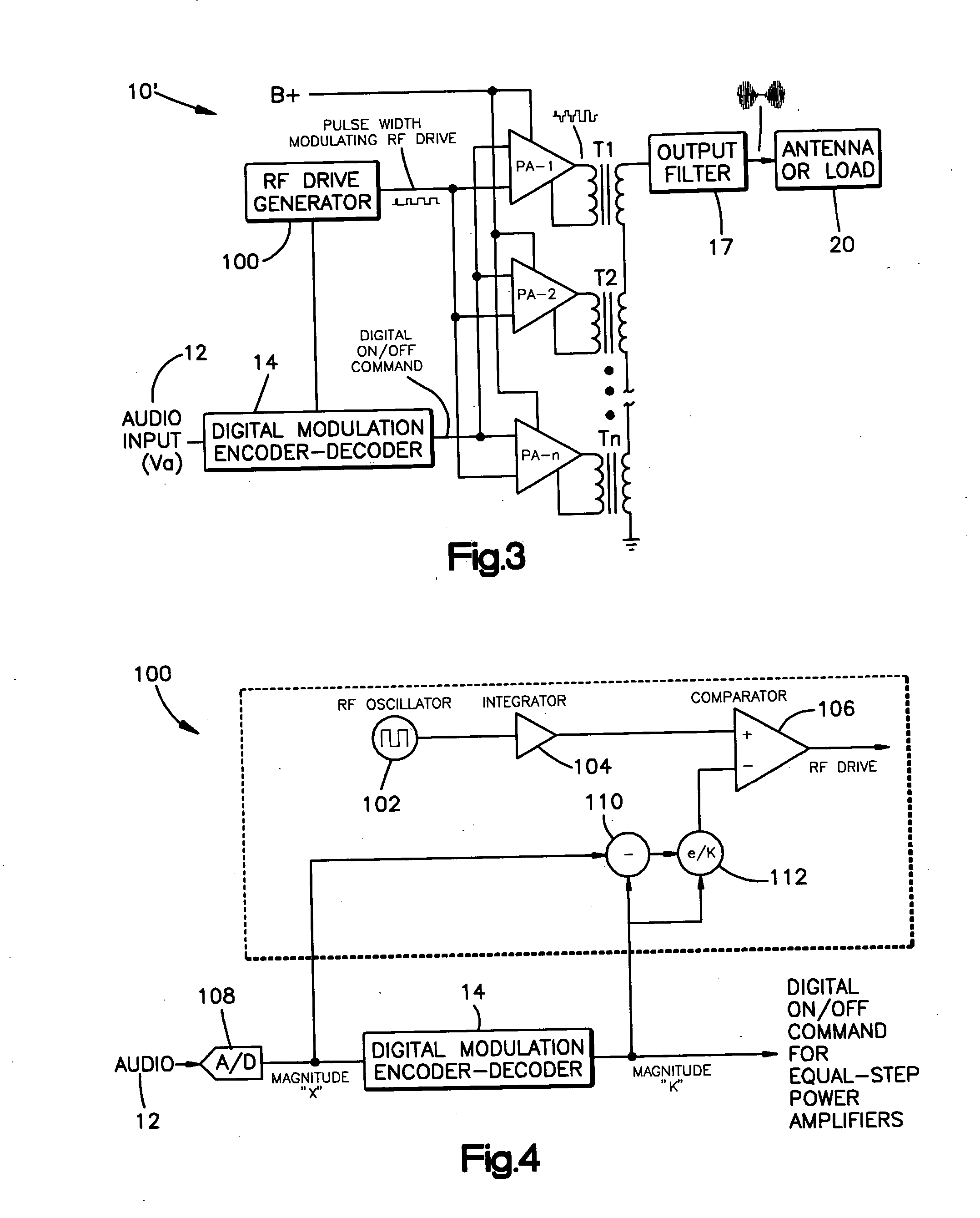 Digital amplitude modulation transmitter with pulse width modulating RF drive