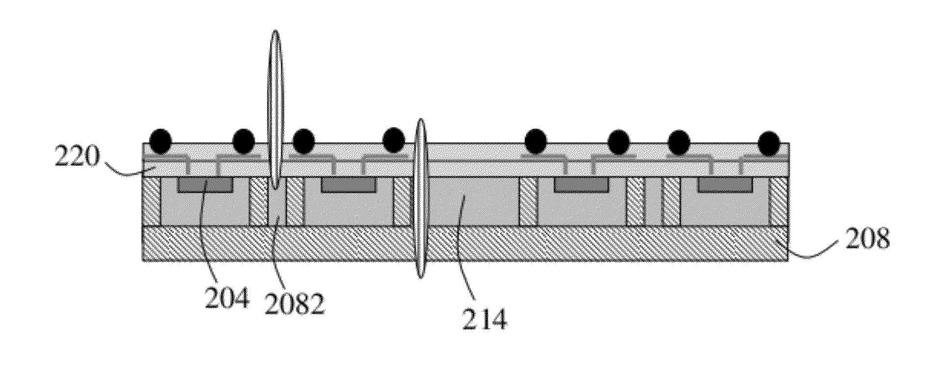 Injection molding system and method of chip package