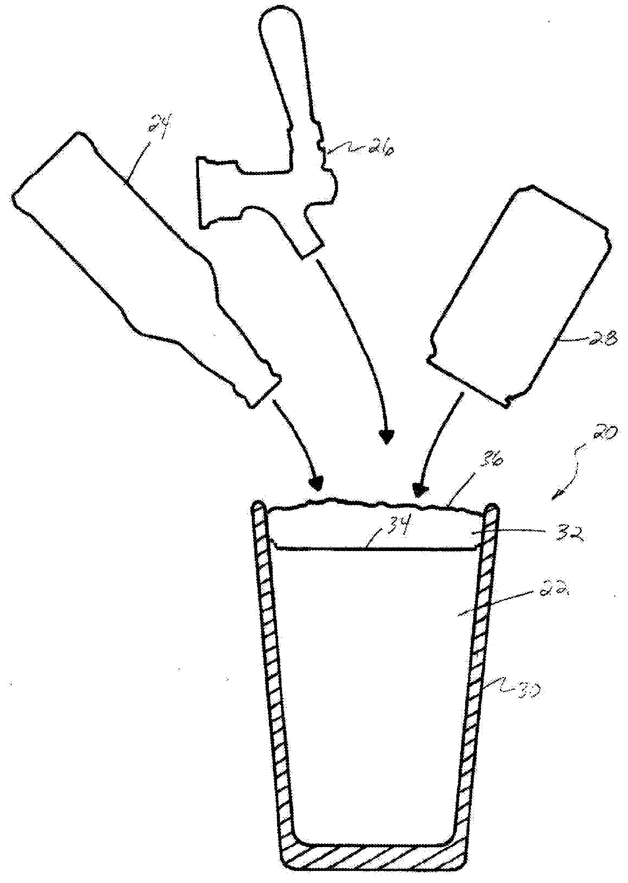 Apparatus and method for enhancing presentation of a beverage