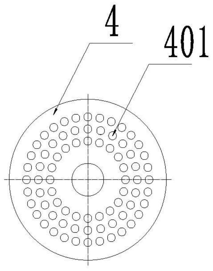 Sewage cavitation degradation treatment device