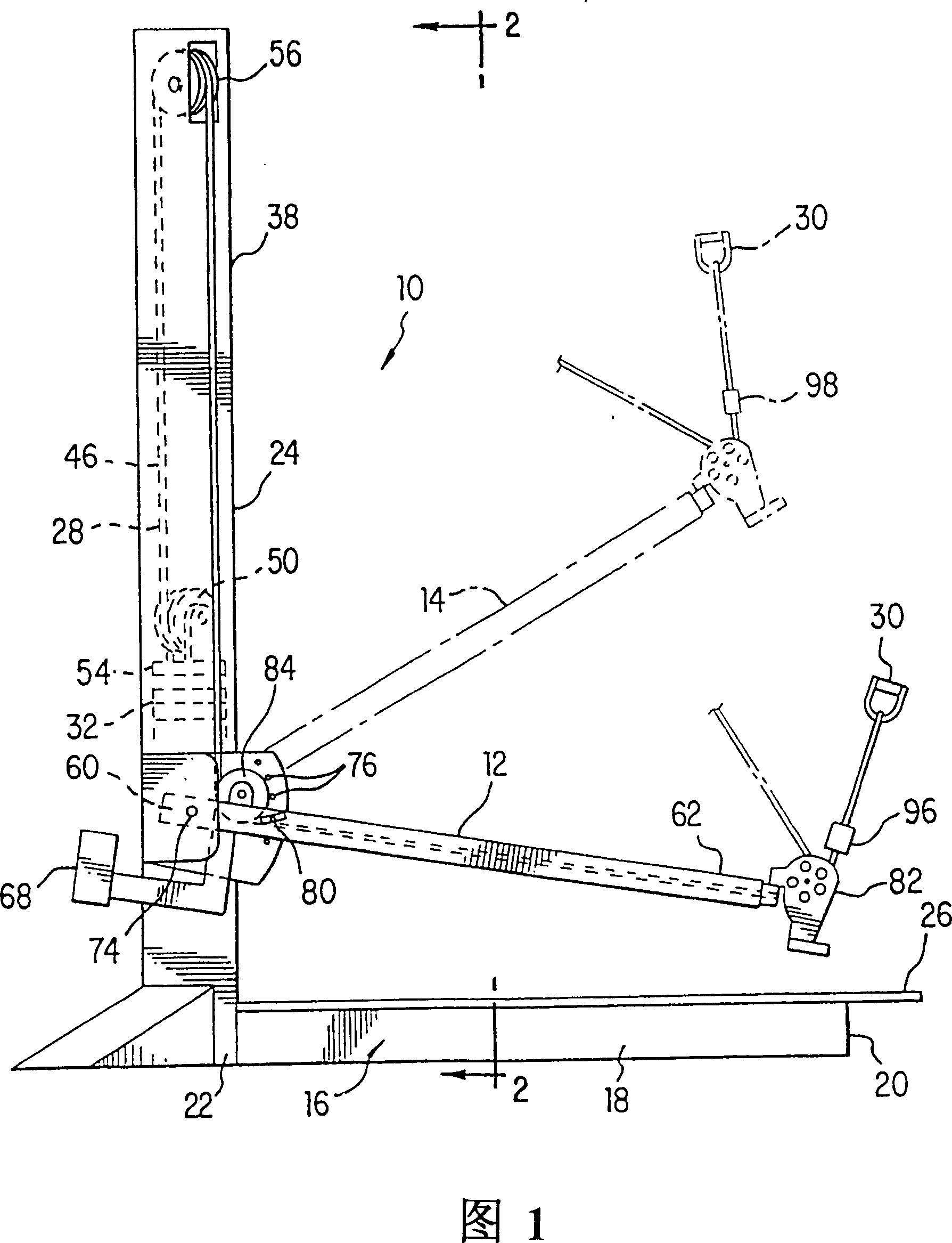 Cable crossover exercise apparatus