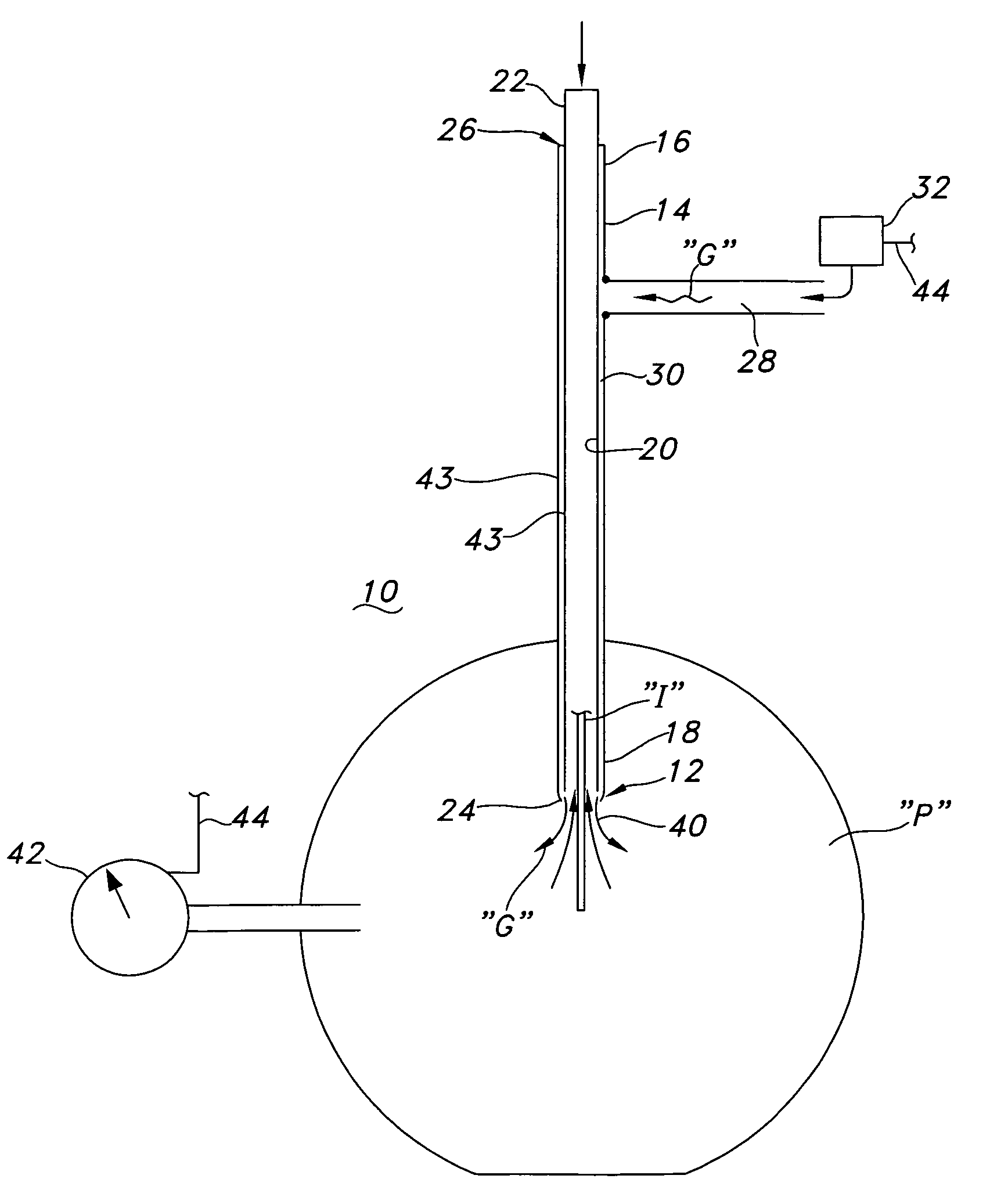 Continuous gas flow trocar assembly