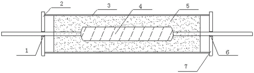 Glue pouring type insulating sealing butt joint method for underwater cable connection