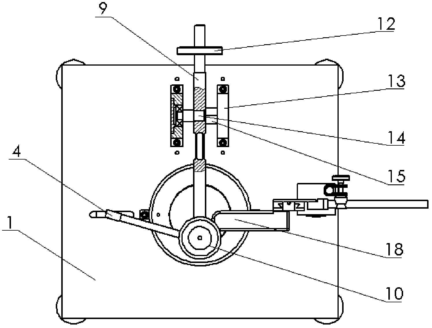 Frictional abrasion tester used for abrasion in-site measurement