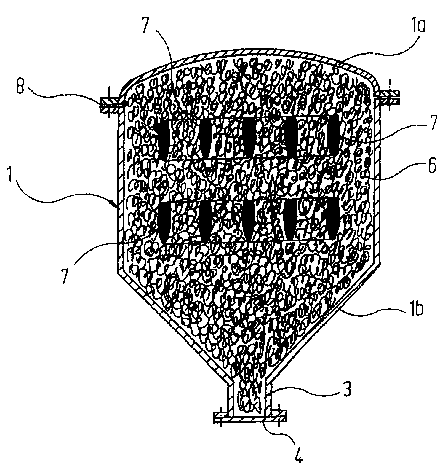 Conveying device for explosive article, especial for shell