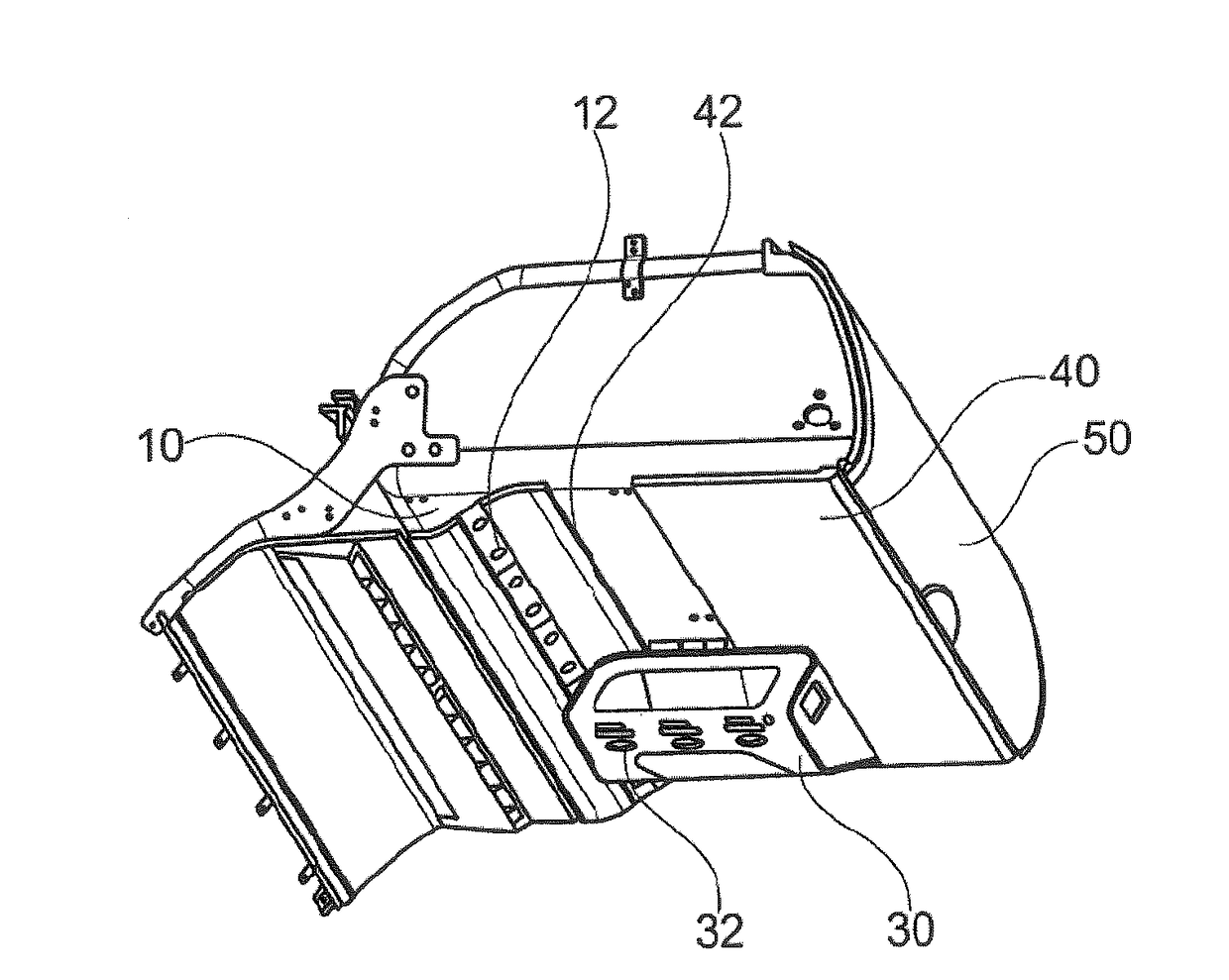 Air transmission system for flexible passenger supply units