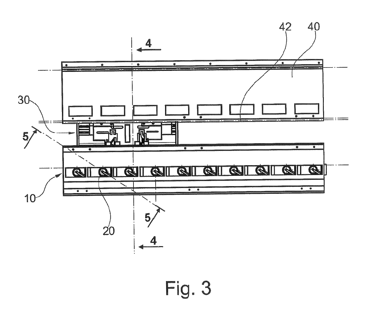 Air transmission system for flexible passenger supply units