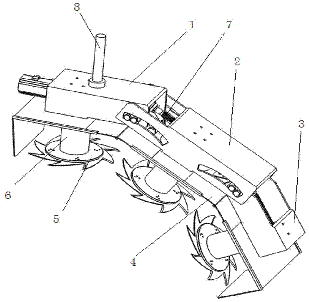 Hedgerow modeling tool with protecting devices