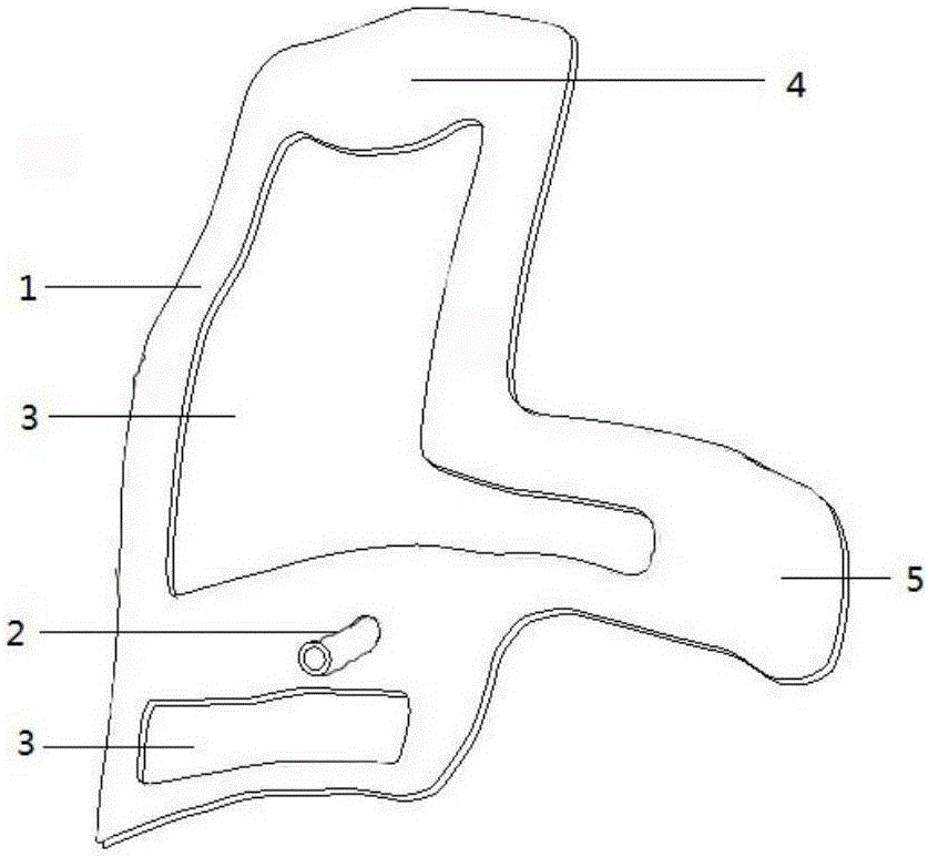 Manufacturing method of individual hip joint percutaneous puncture guide plate