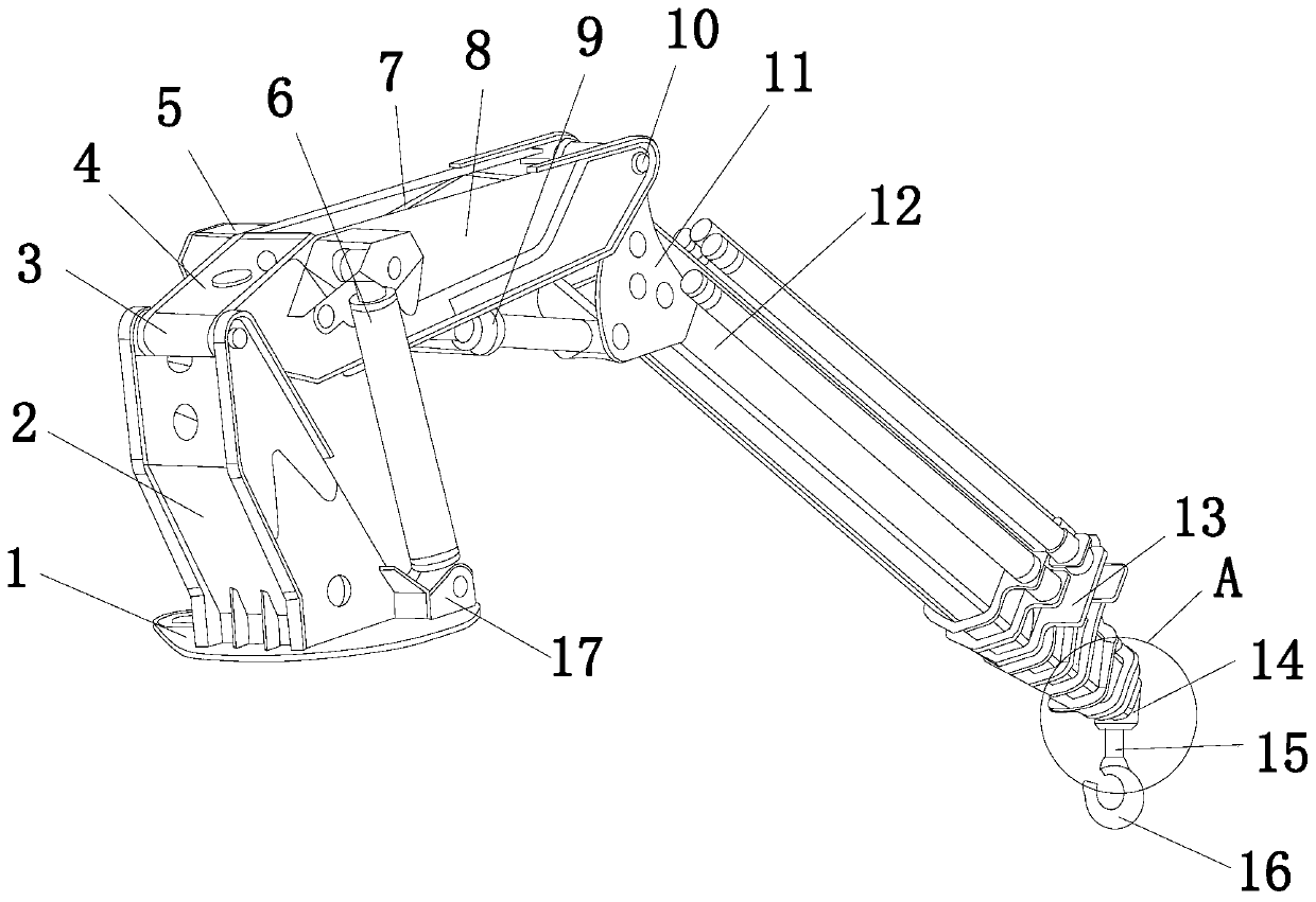 An Intelligent Foldable Crane for Municipal Roads