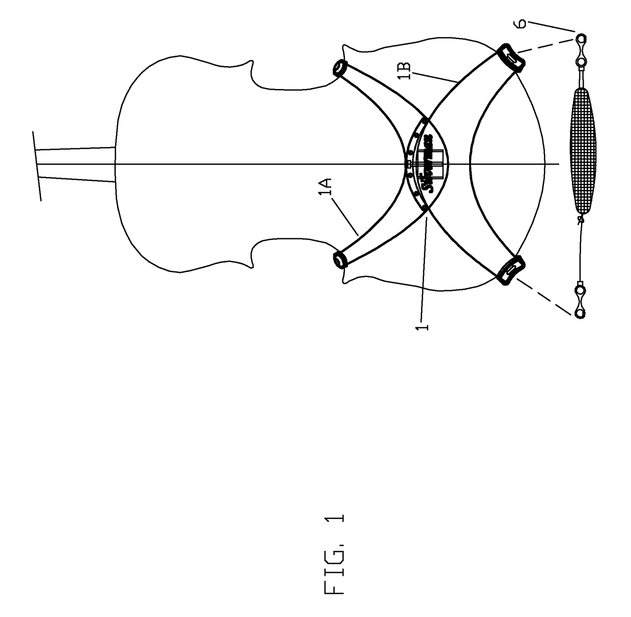 Harness for a violin or viola