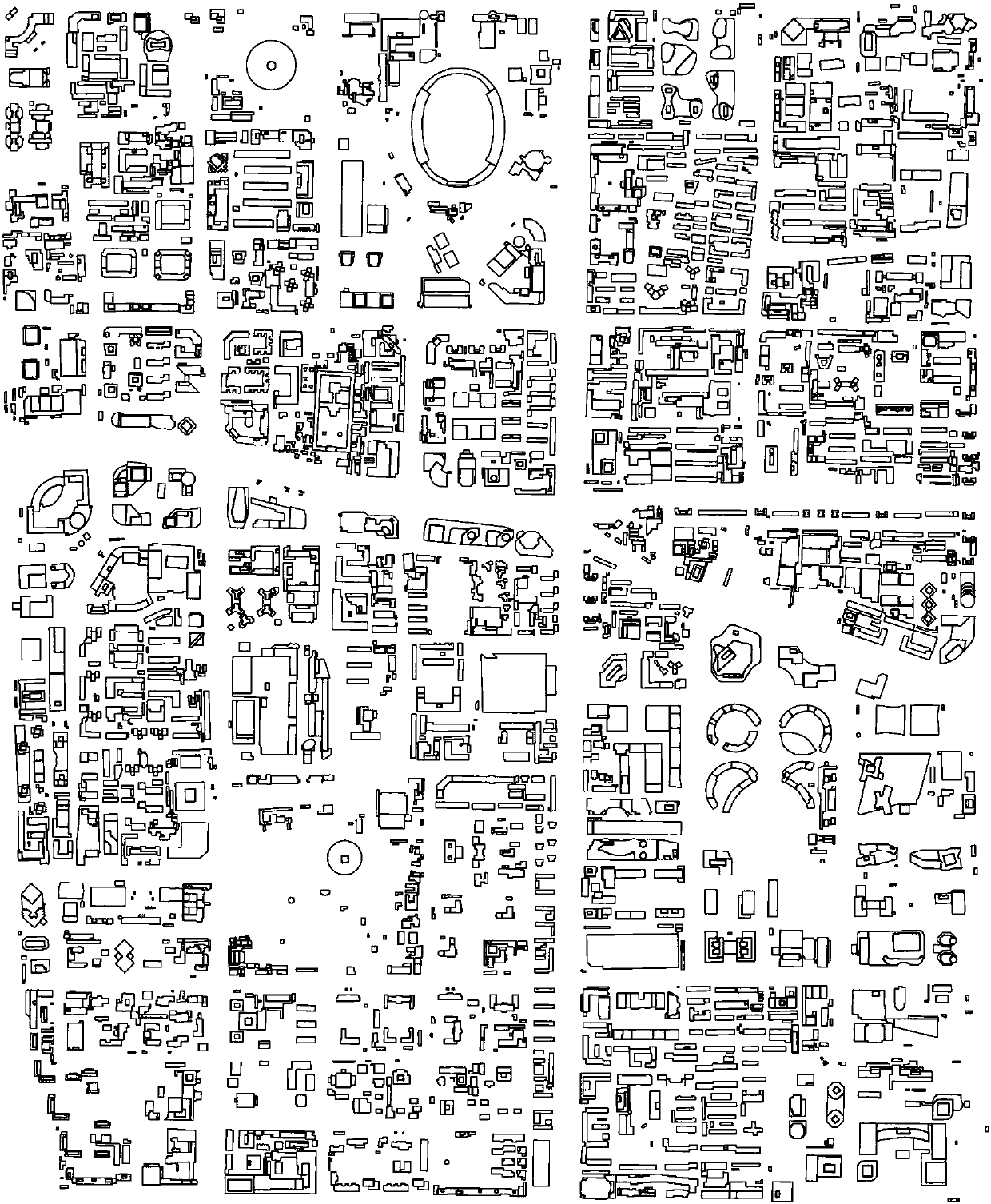 Three-dimensional automatic modeling and visualization method for city building