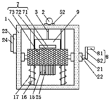 Grain cleaning device with drying function