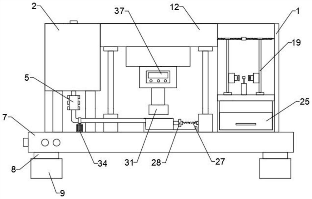 Generator valve seat ring machining device