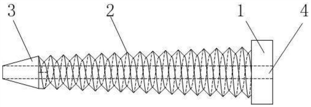 Auxiliary expandable hemostatic conical device of percutaneous pedicle screw