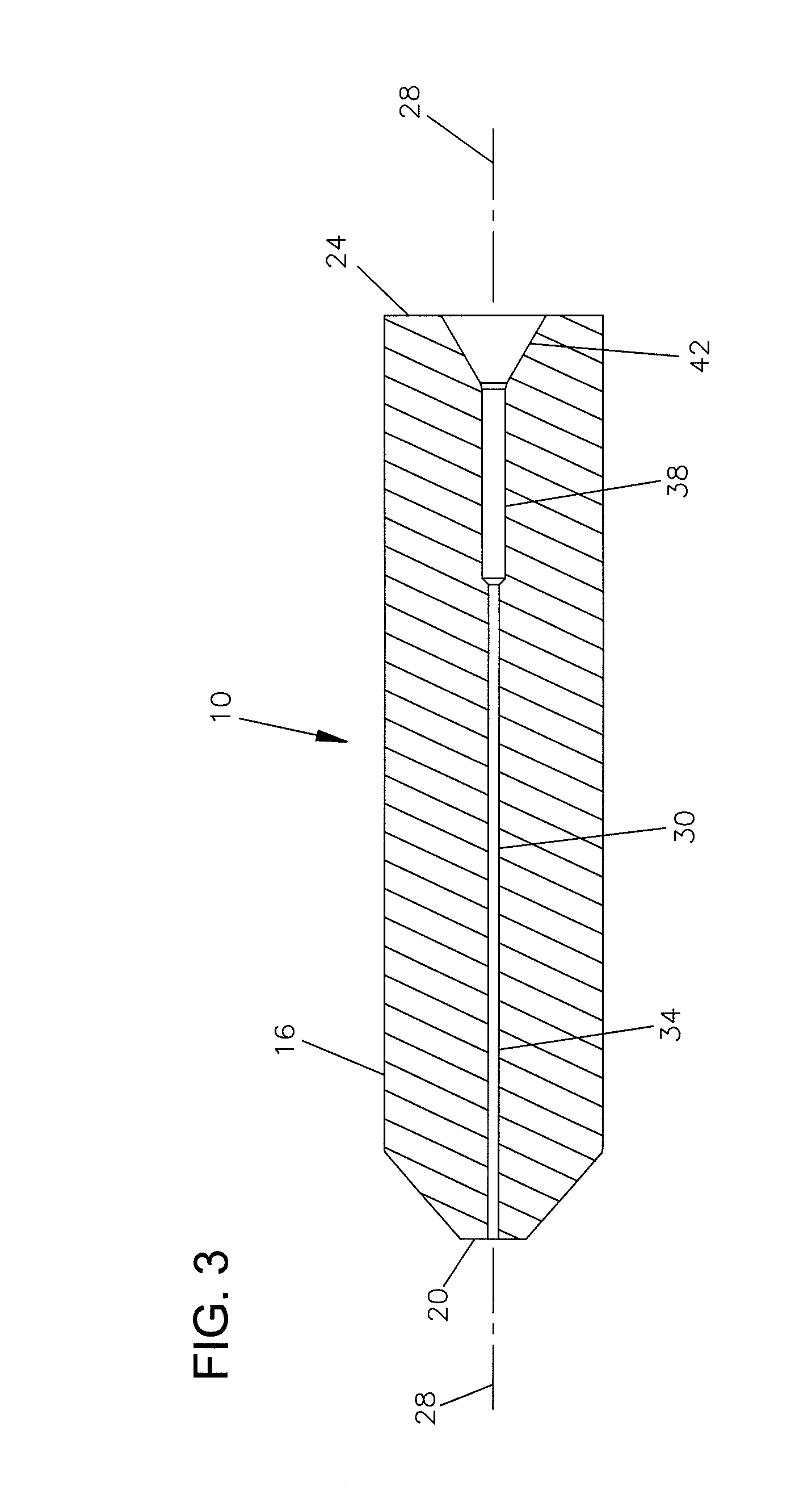 Dual inner diameter ferrule device with smooth internal contours and method