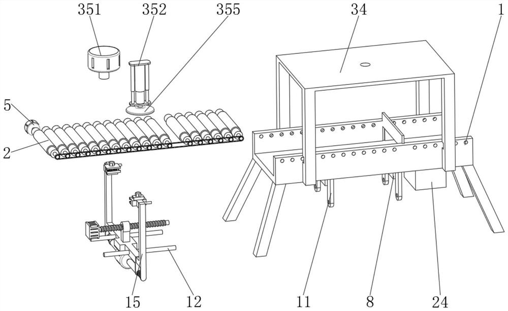 Substrate glass positioning and grinding device and processing process thereof