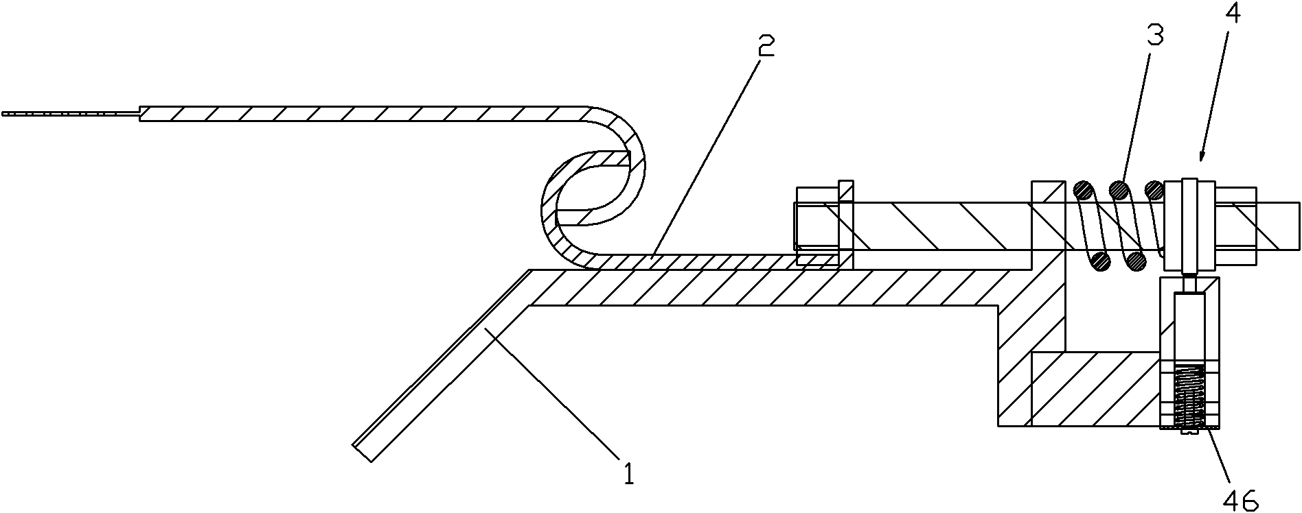 Anti-loosening alarm device for vibrating screen