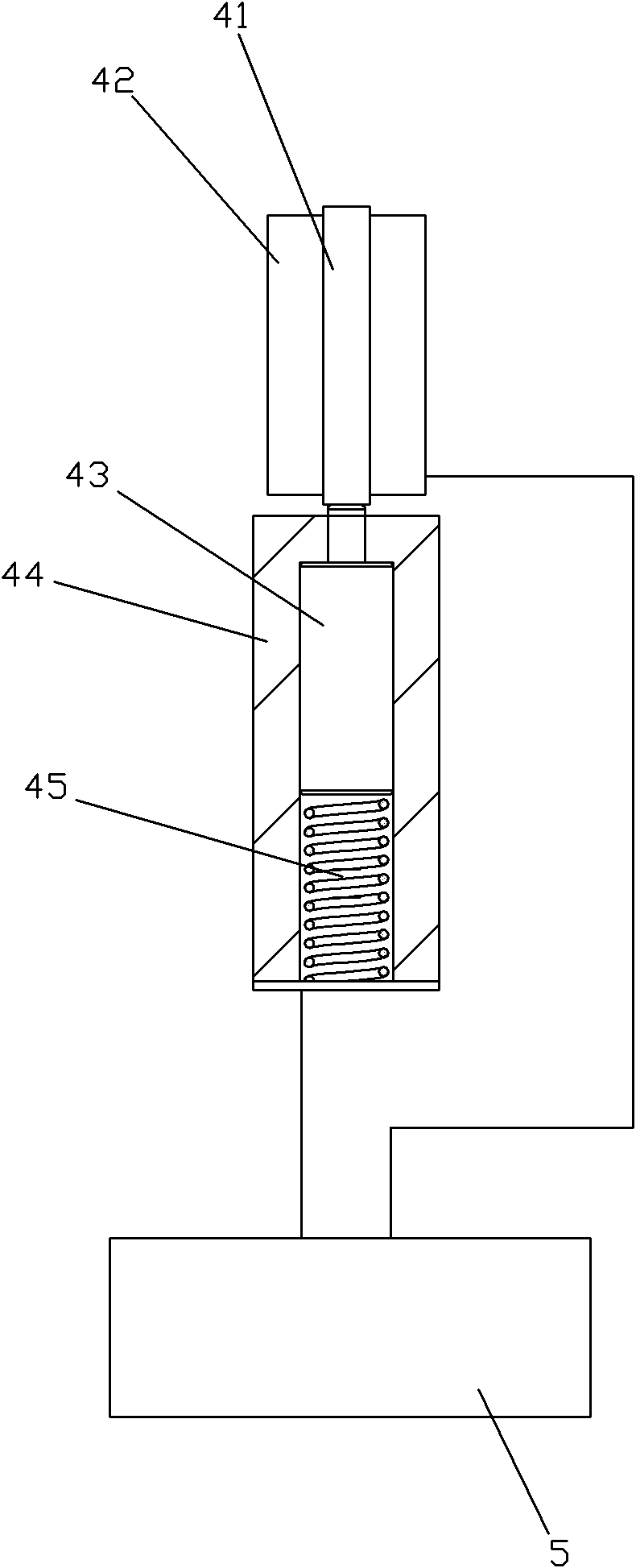 Anti-loosening alarm device for vibrating screen