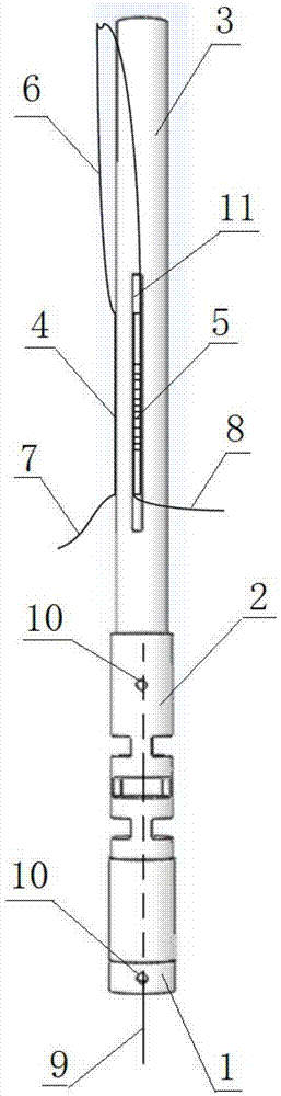 Tire-pavement three-dimensional force measuring device and measuring method thereof