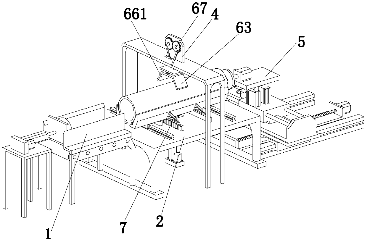 Port deburring device for reinforced concrete sewer pipe production