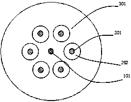 A kind of multi-core single-mode optical fiber and its manufacturing method